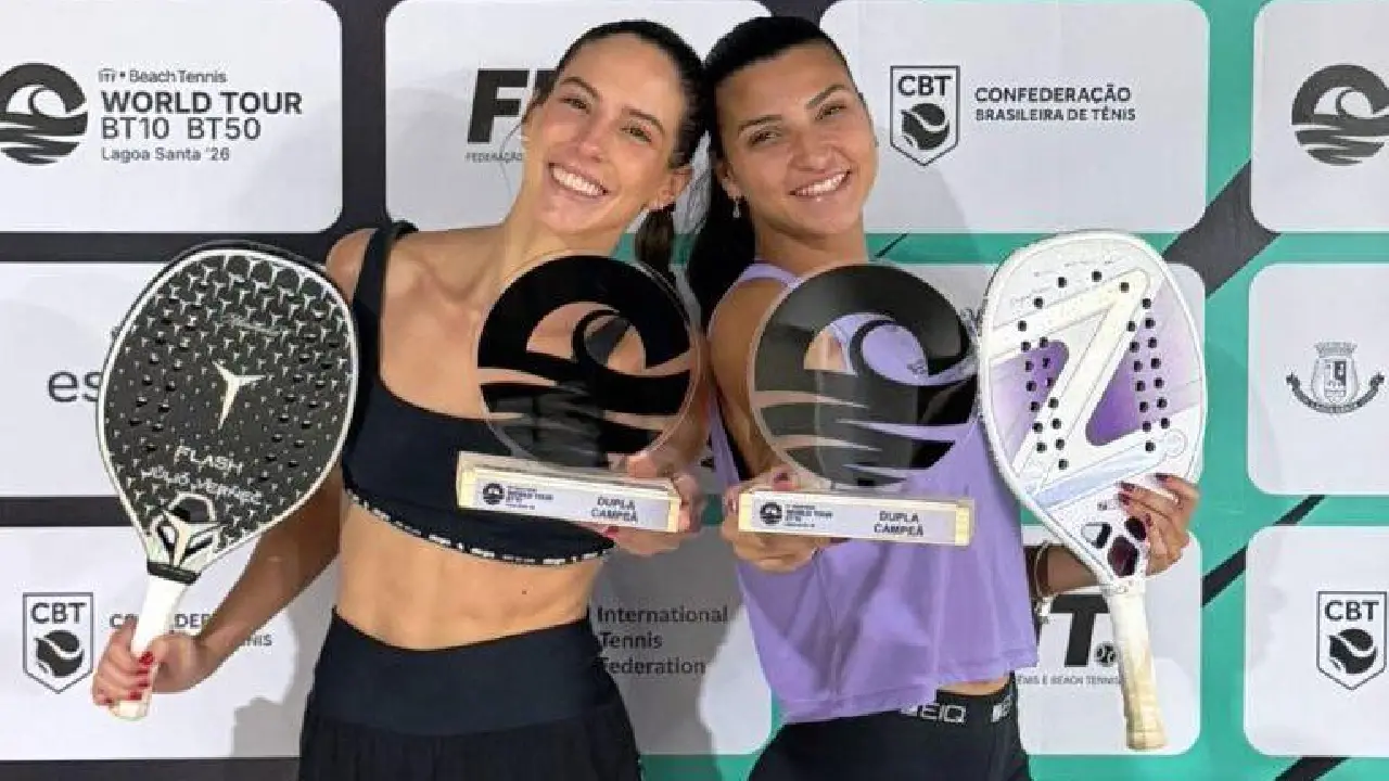 ATLETA DE VAZANTE CONQUISTA TÍTULO EM TORNEIO INTERNACIONAL DE BEACH TENNIS