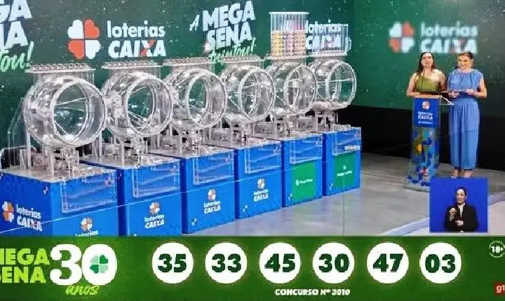DUAS POSTAS DIVIDEM PRÊMIO DE R$ 336 MILHÕES DA MEGA-SENA 30 ANOS