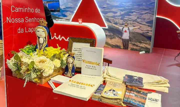 ESTANDE DE VAZANTE GANHA DESTAQUE NA MAIOR FEIRA DE TURISMO DE MINAS GERAIS