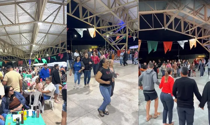 FESTA JULINA MOVIMENTA O CENTRO MUNICIPAL DE EVENTOS DE VAZANTE