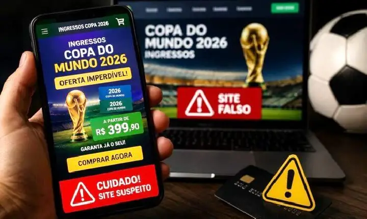 FRAUDES RELACIONADAS À COPA DO MUNDO 2026 ATINGEM 34% DOS BRASILEIROS