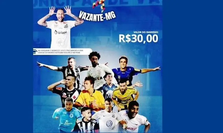 ‘JOGO DAS ESTRELAS’ SERÁ ATRAÇÃO NA COMEMORAÇÃO DOS 72 ANOS DE VAZANTE