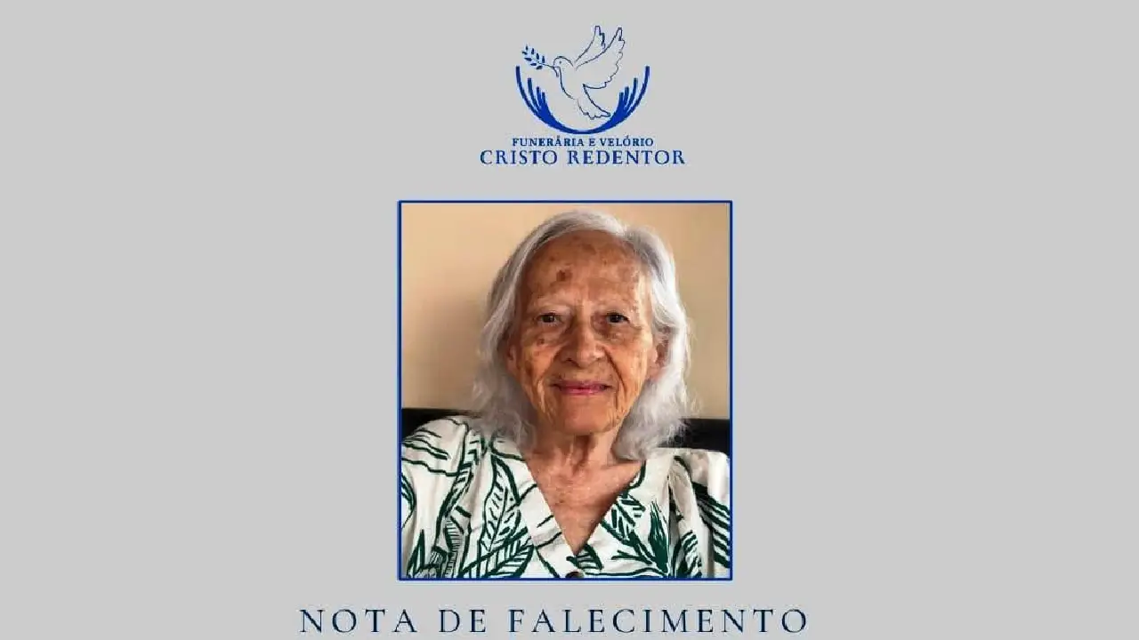 LAMENTAMOS COMUNICAR O FALECIMENTO DE LUZIA DE OLIVEIRA CASTRO