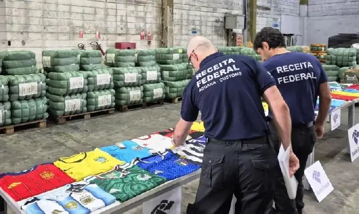 RECEITA FEDERAL RETÉM MAIS DE 300 TONELADAS DE MERCADORIAS FALSIFICADAS