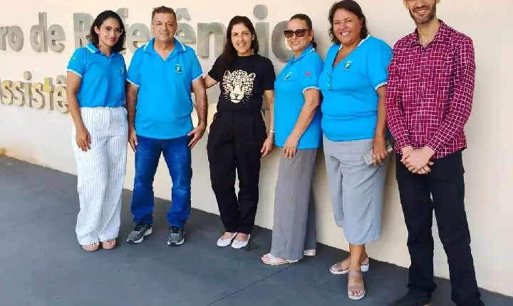 SECRETÁRIA DA PREFEITURA DE PRESIDENTE OLEGÁRIO VISITA VAZANTE PARA CONHECER PROJETOS SOCIAIS