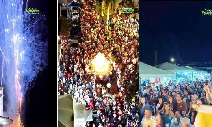 VAZANTE CELEBRA TRADIÇÃO DE 145 ANOS COM MISSA E PROCISSÃO DE NOSSA SENHORA DA LAPA