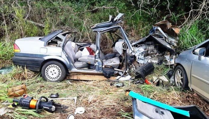 COLISÃO FRONTAL DEIXA OITO PESSOAS FERIDAS NA BR-365 EM VARJÃO DE MINAS