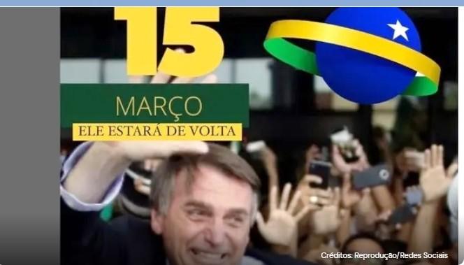 ALIADOS MARCAM MOBILIZAÇÃO PARA RECEBER BOLSONARO DIA 15, MAS FILHO DESMARCA DATA DE RETORNO