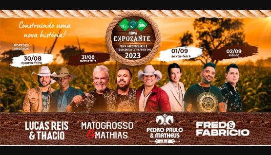 SINDICATO RURAL ANUNCIA 3º LOTE DE INGRESSOS E PASSAPORTES PARA A NOVA EXPOZANTE