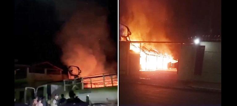 LANCHONETE PEGA FOGO E PROPRIETÁRIO CONTABILIZA PREJUÍZO EM VAZANTE