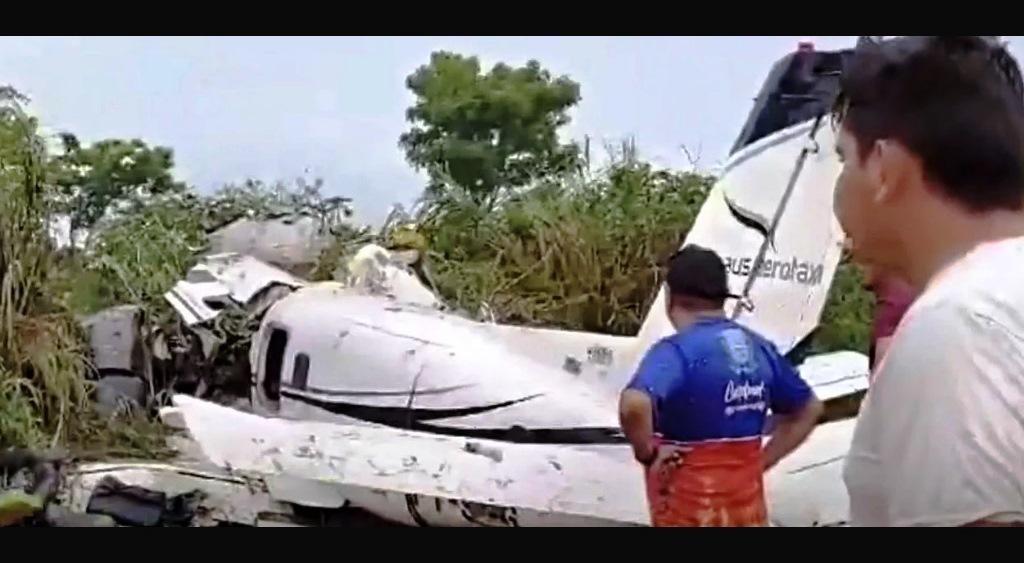 QUEDA DE AVIÃO TÁXI AÉREO NO AMAZONAS DEIXA 14 MORTOS
