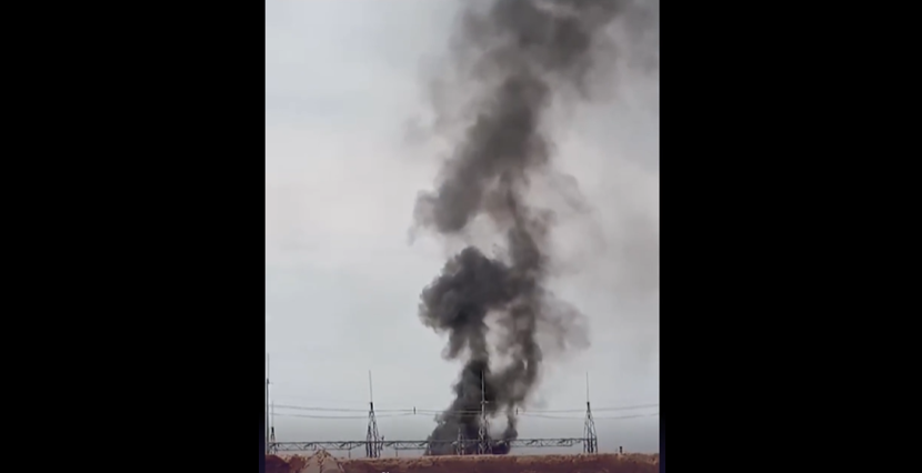 SUBESTAÇÃO DE ENERGIA DA CEMIG TEM INÍCIO DE INCÊNDIO EM VAZANTE