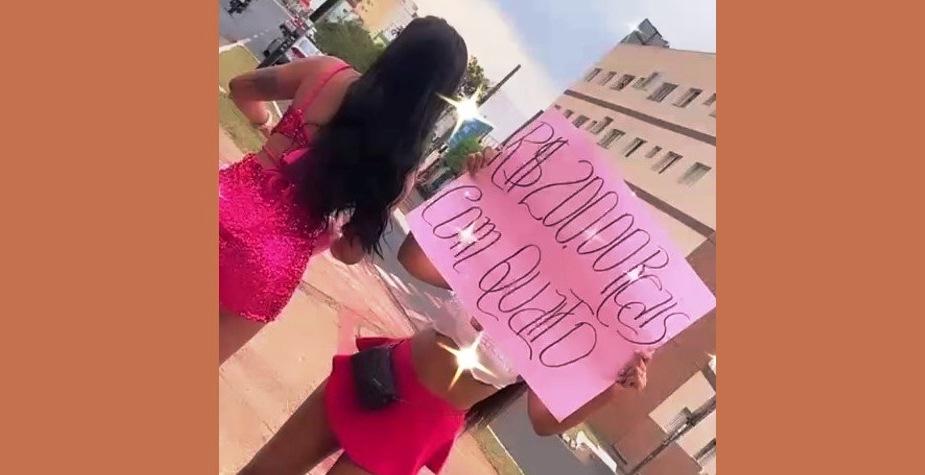 VÍDEO: GAROTAS DE PROGRAMA FAZEM MARKETING DE CASA NOTURNA E VIRALIZAM EM UBERLÂNDIA