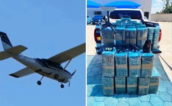 AVIÃO COM QUASE MEIA TONELADA DE COCAÍNA INVADE FAZENDA DO CANTOR LEONARDO