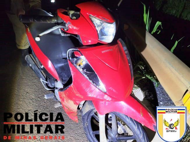 MOTOCICLISTA DE 40 ANOS FICA FERIDO APÓS ATROPELAR CAPIVARA NA RODOVIA BR-352