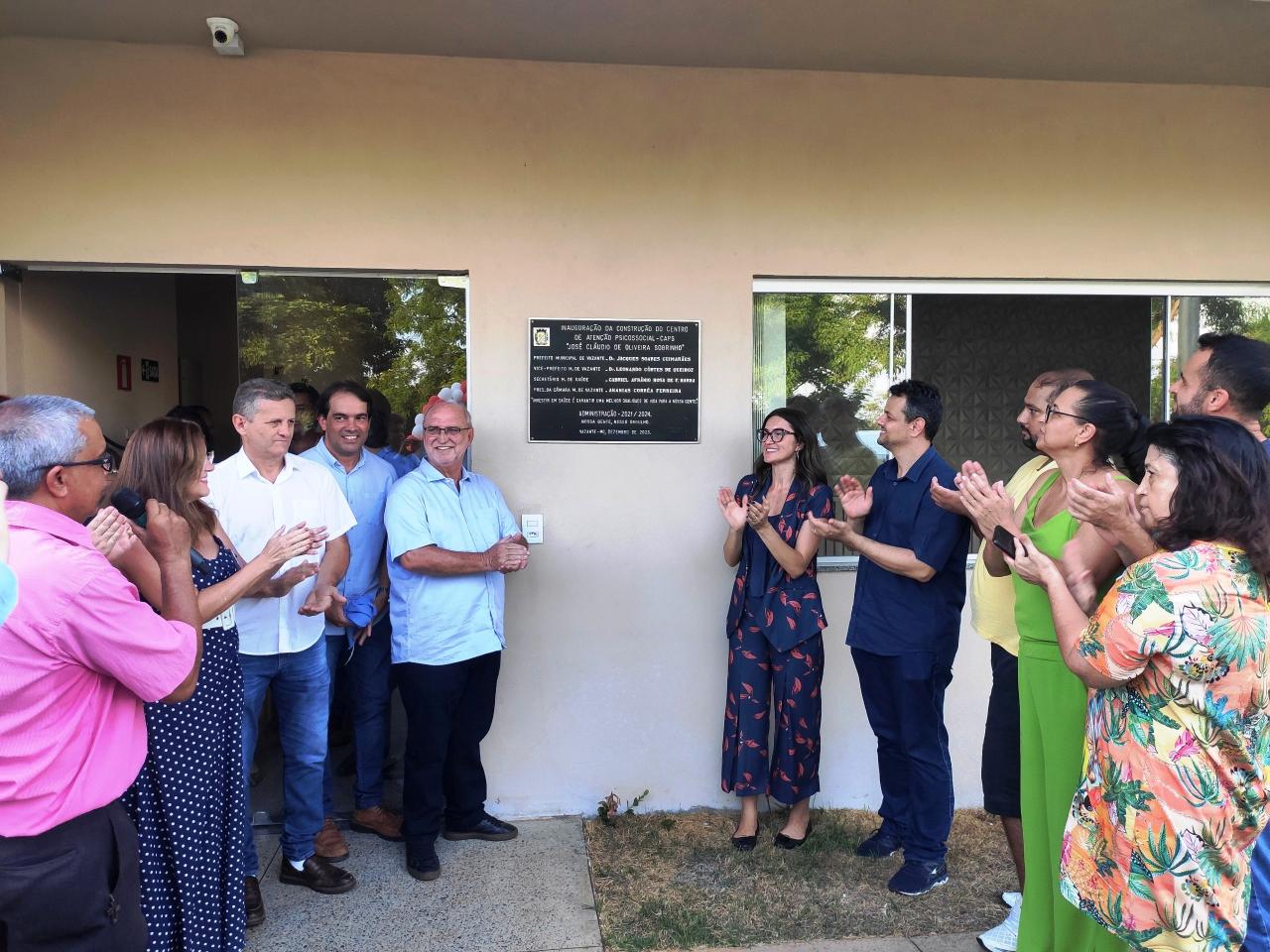 GOVERNO MUNICIPAL INAUGURA SEDE PRÓPRIA DO CENTRO DE ATENÇÃO PSICOSSOCIAL DE VAZANTE