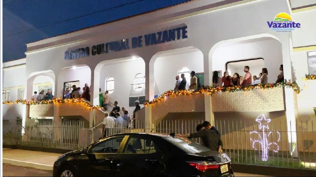 INAUGURADA A OBRA DE REFORMA E REESTRUTURAÇÃO DO CENTRO CULTURA DE VAZANTE