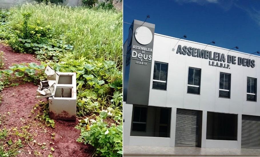CRIMINOSO ARROMBAM SEDE E LEVAM COFRE DE IGREJA EVANGÉLICA EM VAZANTE