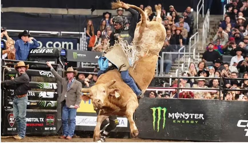PEÃO MINEIRO VENCE RODEIO PROFISSIONAL NOS EUA MONTANDO TOURO ‘Nº 1’ DO MUNDO