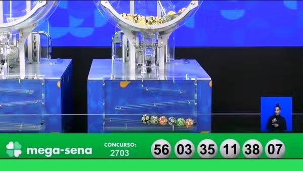 MEGA-SENA: CONCURSO 2.703º ACUMULA E PRÊMIO VAI A R$ 83 MILHÕES