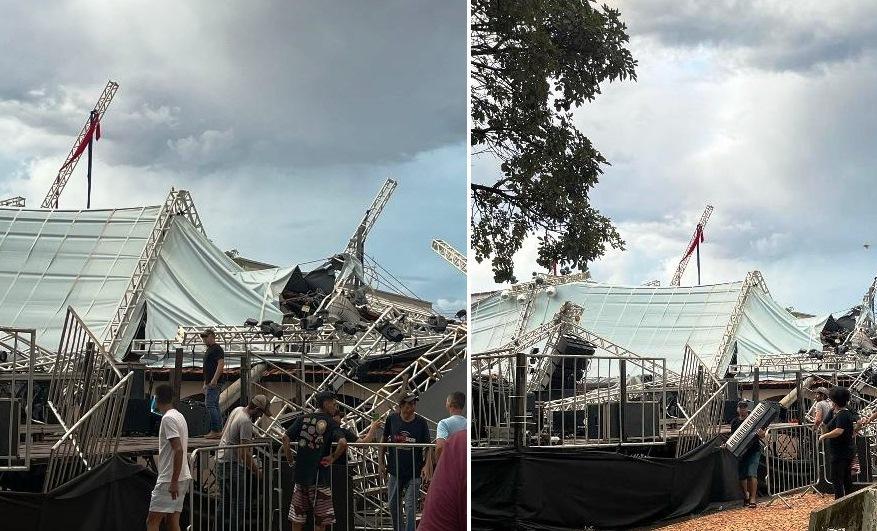 TEMPORAL INTERROMPE FESTIVIDADES DO ANIVERSÁRIO DE 61 ANOS DE GUARDA-MOR