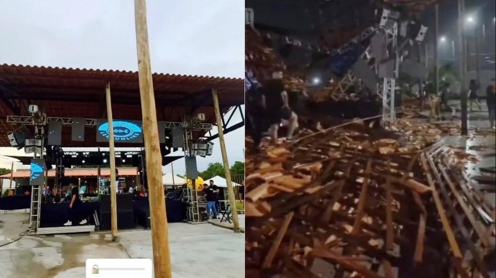 ESTRUTURA DE CASA DE SHOW DESABA E DEIXA 44 PESSOAS FERIDAS EM JOÃO PESSOA