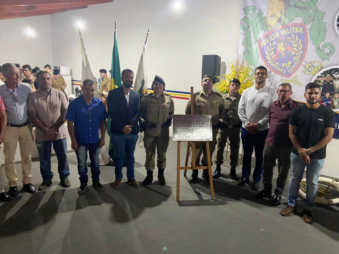 QUARTEL DO DESTACAMENTO DA POLÍCIA MILITAR É REINAUGURADO EM LAGOA GRANDE