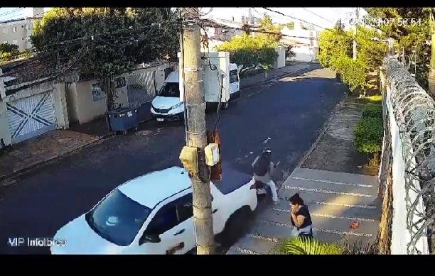 MOTORISTA ATROPELA LADRÃO QUE TENTAVA ASSALTAR ENFERMEIRA EM UBERLÂNDIA
