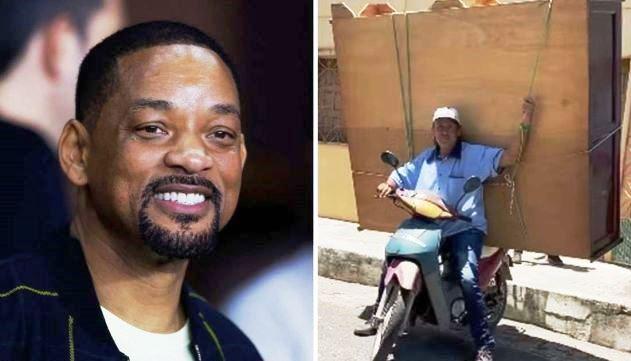 ASTRO DE HOLLYWOOD COMPARTILHA VÍDEO DE BRASILEIRO QUE FAZ MUDANÇA EM HONDA BIZ
