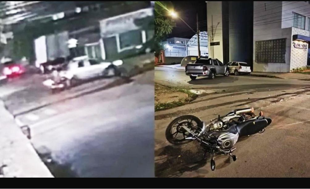FUGA ALUCINADA DE MOTOCICLISTA ARMADO TERMINA EM ACIDENTE EM JOÃO PINHEIRO