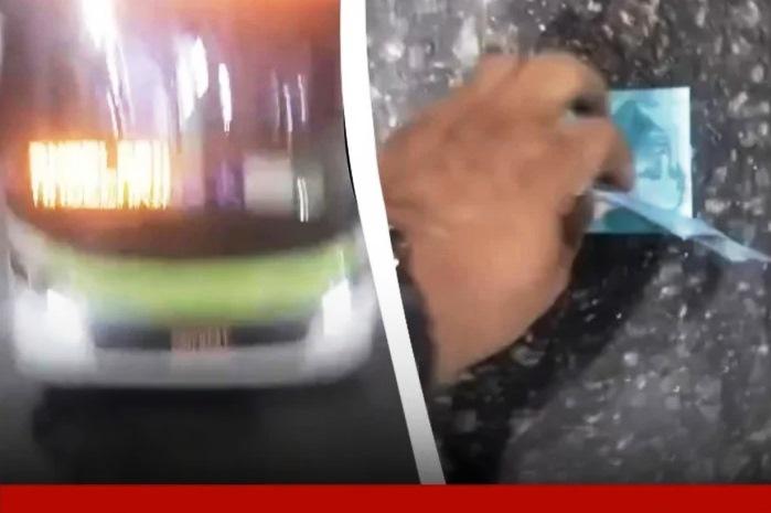 MOTORISTA DE ÔNIBUS ENCONTRA NOTAS DE R$ 100 EM RUA DO RIO DE JANEIRO