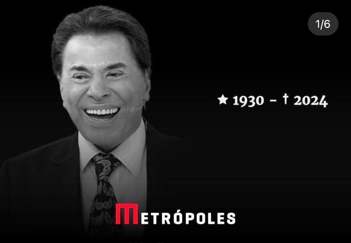 SILVIO SANTOS MORRE AOS 93 ANOS EM HOSPITAL DE SÃO PAULO
