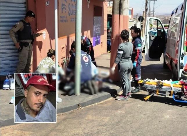 VÍDEOS: RAPAZ É PERSEGUIDO, BALEADO E MORTO EM VIA PÚBLICA DE PATOS DE MINAS