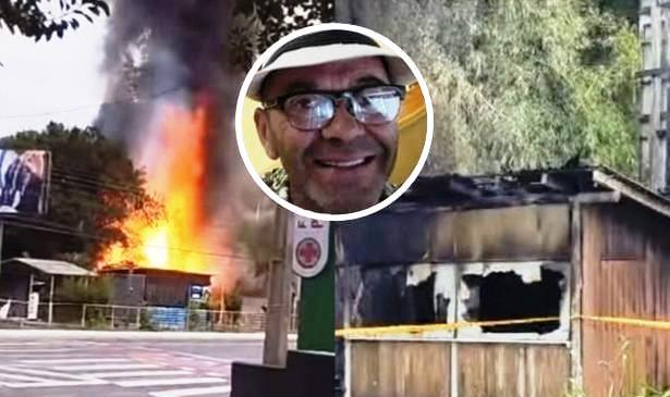 INCÊNDIO DESTRÓI CASA DE HOMEM QUE PROVOCOU EXPLOSÕES NA PRAÇA DOS TRÊS PODERES