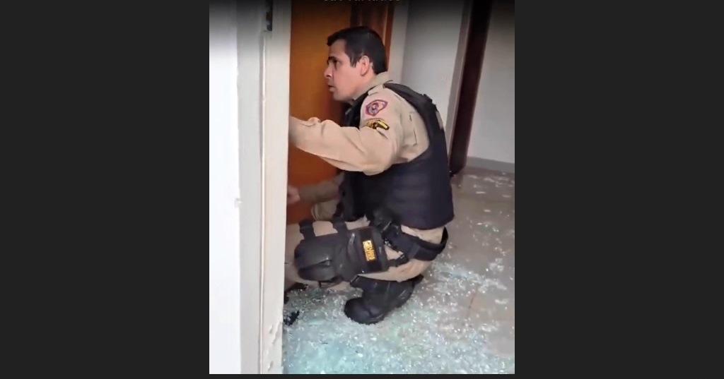 LADRÕES ARROMBAM O CDC DE GUARDA-MOR E FURTAM APARELHOS DE AR-CONDICIONADO