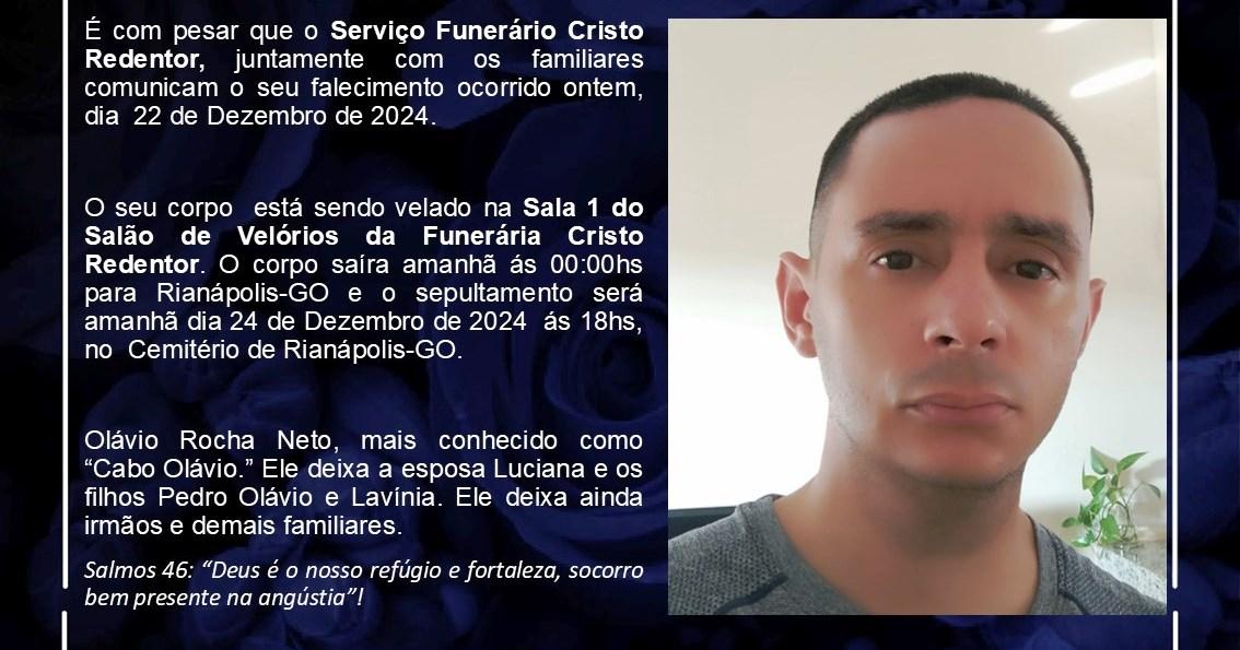 LAMENTAMOS INFORMAR O FALECIMENTO DE OLÁVIO ROCHA NETO