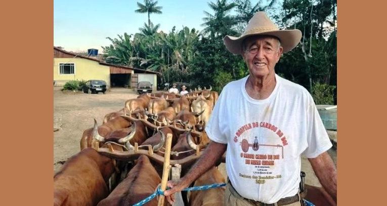 PRODUTOR RURAL MINEIRO É DONO DO ‘MAIOR CARRO DE BOI DO MUNDO’