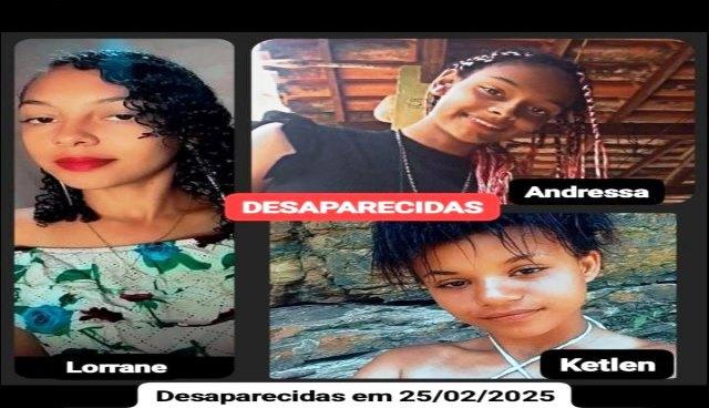 FAMILIARES PEDEM AJUDA PARA ENCONTRAR JOVENS DESAPARECIDAS EM GUARDA-MOR