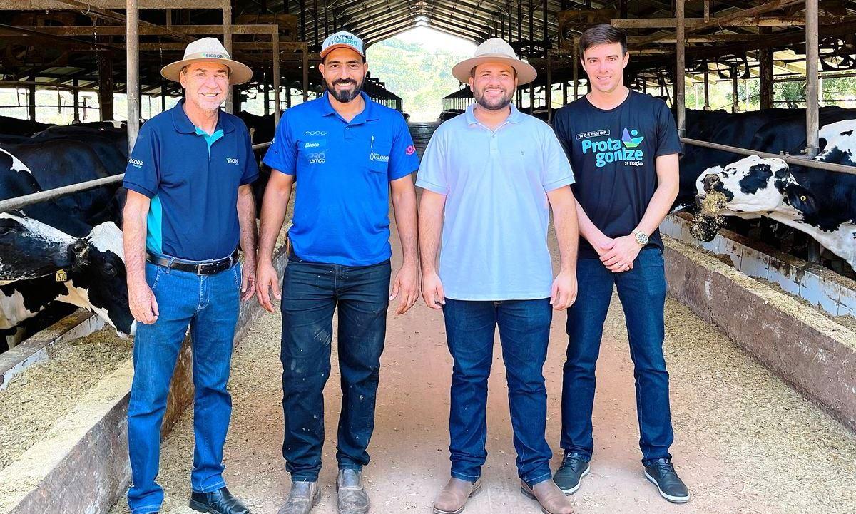 INFLUENCIADOR PAULO MEDEIROS VISITA PRODUTORES RURAIS EM VAZANTE COM APOIO DO SICOOB CREDIVAZ