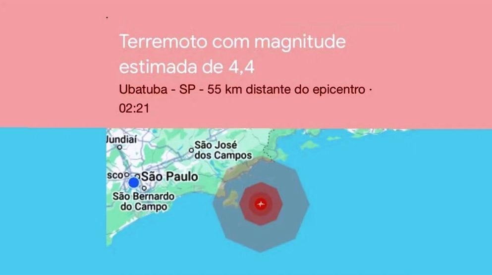 MORADORES DE SÃO PAULO E RIO DE JANEIRO ACORDAM ASSUSTADOS COM ALERTA DE TERREMOTO