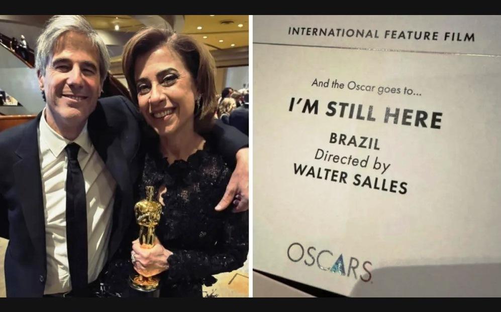 FERNANDA TORRES COMEMORA VITÓRIA DE ‘AINDA ESTOU AQUI’ NO OSCAR