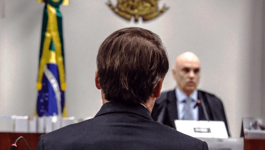 BOLSONARO PEDE DESCULPAS A MORAES POR ACUSAÇÕES DE CORRUPÇÃO NO STF