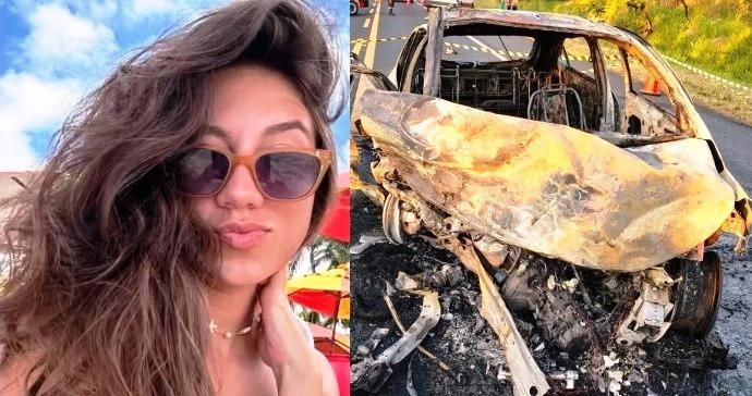 FAMÍLIA COBRA LIBERAÇÃO DO CORPO DE JOVEM QUE MORREU CARBONIZADA EM ACIDENTE NA BR-365