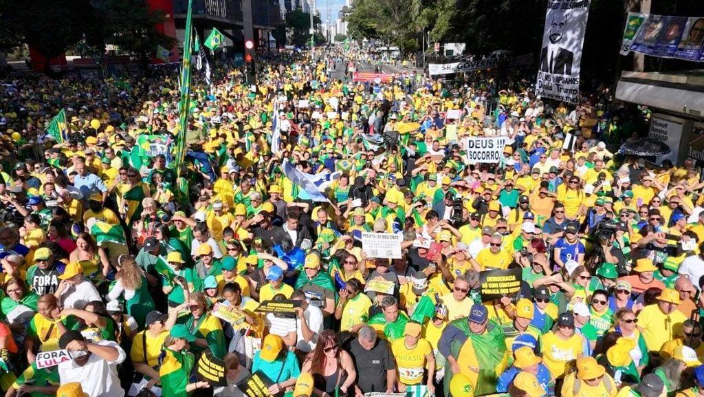 JAIR BOLSONARO FAZ O MENOR ATO NA AVENIDA PAULISTA CONTRA O STF