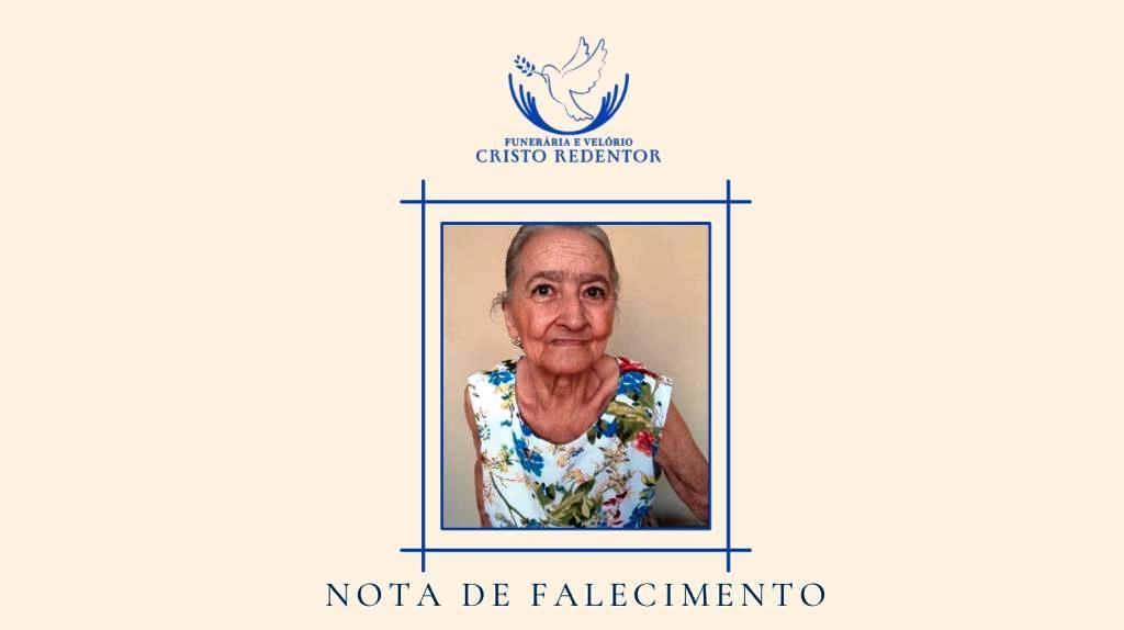 LAMENTAMOS COMUNICAR O FALECIMENTO DE VICENÇA LUISA PEREIRA
