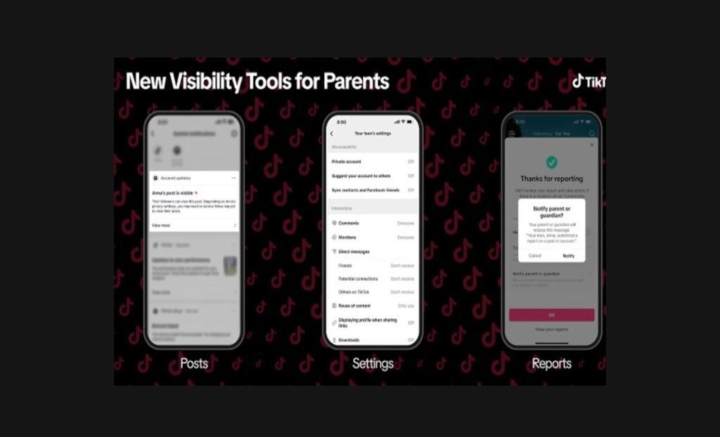 TIKTOK NOTIFICARÁ PAIS SOBRE PUBLICAÇÕES DE FILHOS ADOLESCENTES NA PLAFORMA