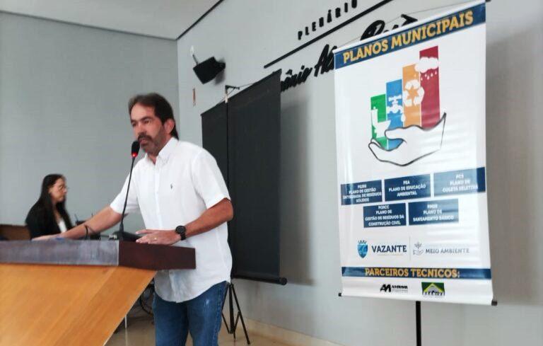 AUDIÊNCIA DEBATE ELABORAÇÃO DE PLANOS RELACIONADOS AO MEIO AMBIENTE EM VAZANTE