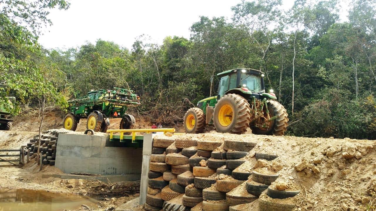 PREFEITURA DE VAZANTE INAUGURA NOVA PONTE NA REGIÃO DE AMOREIRA