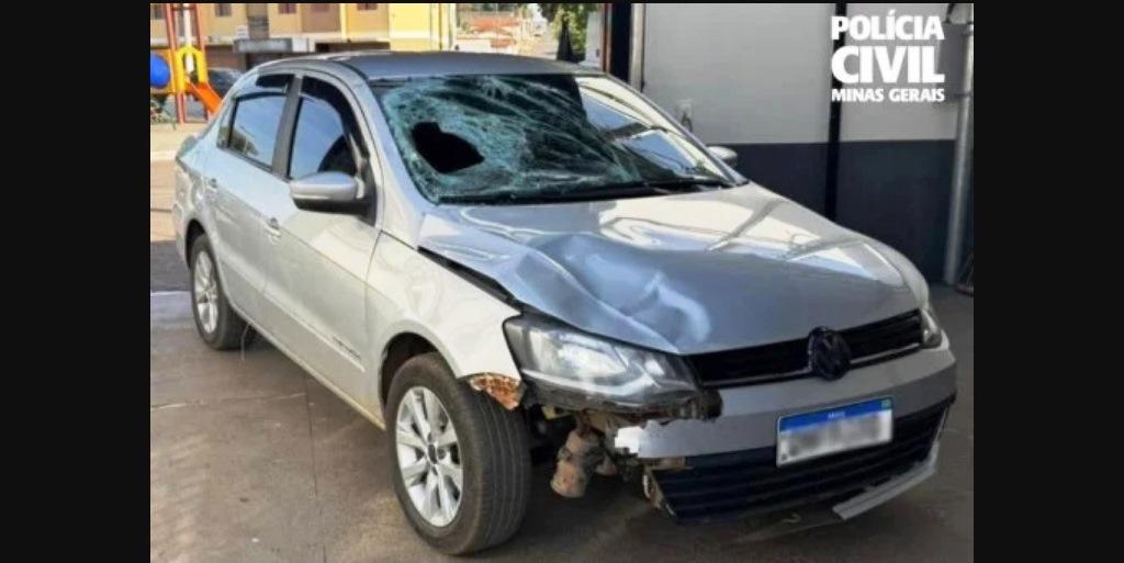 POLÍCIA CIVIL APREENDE VEÍCULO USADO EM TENTATIVA DE HOMICÍDIO EM PRESIDENTE OLEGÁRIO