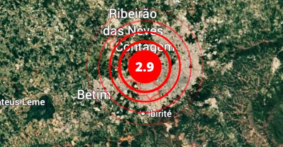 TREMOR DE MAGNITUDE 2,9 ASSUSTA MORADORES DA REGIÃO METROPOLITANA DE BH